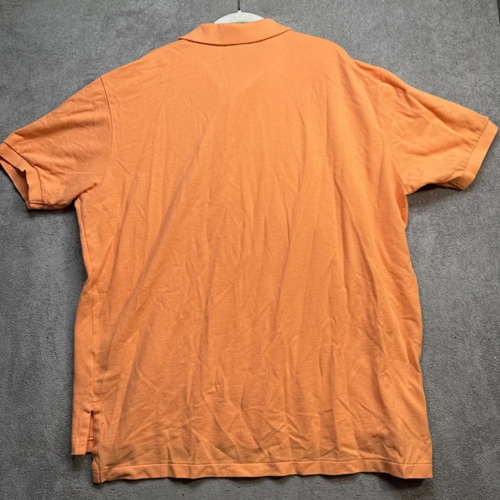Polo Ralph Lauren‎ Men's Orange Classic Fit Mesh Cotton Polo Shirt XXL